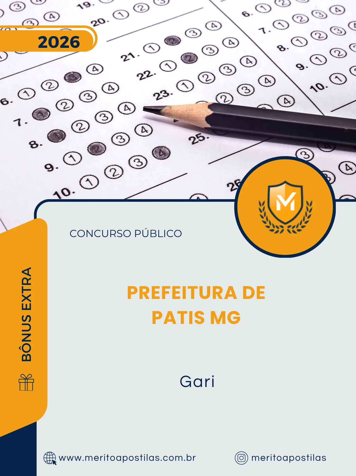 Apostila Gari Prefeitura de Patis MG 2026