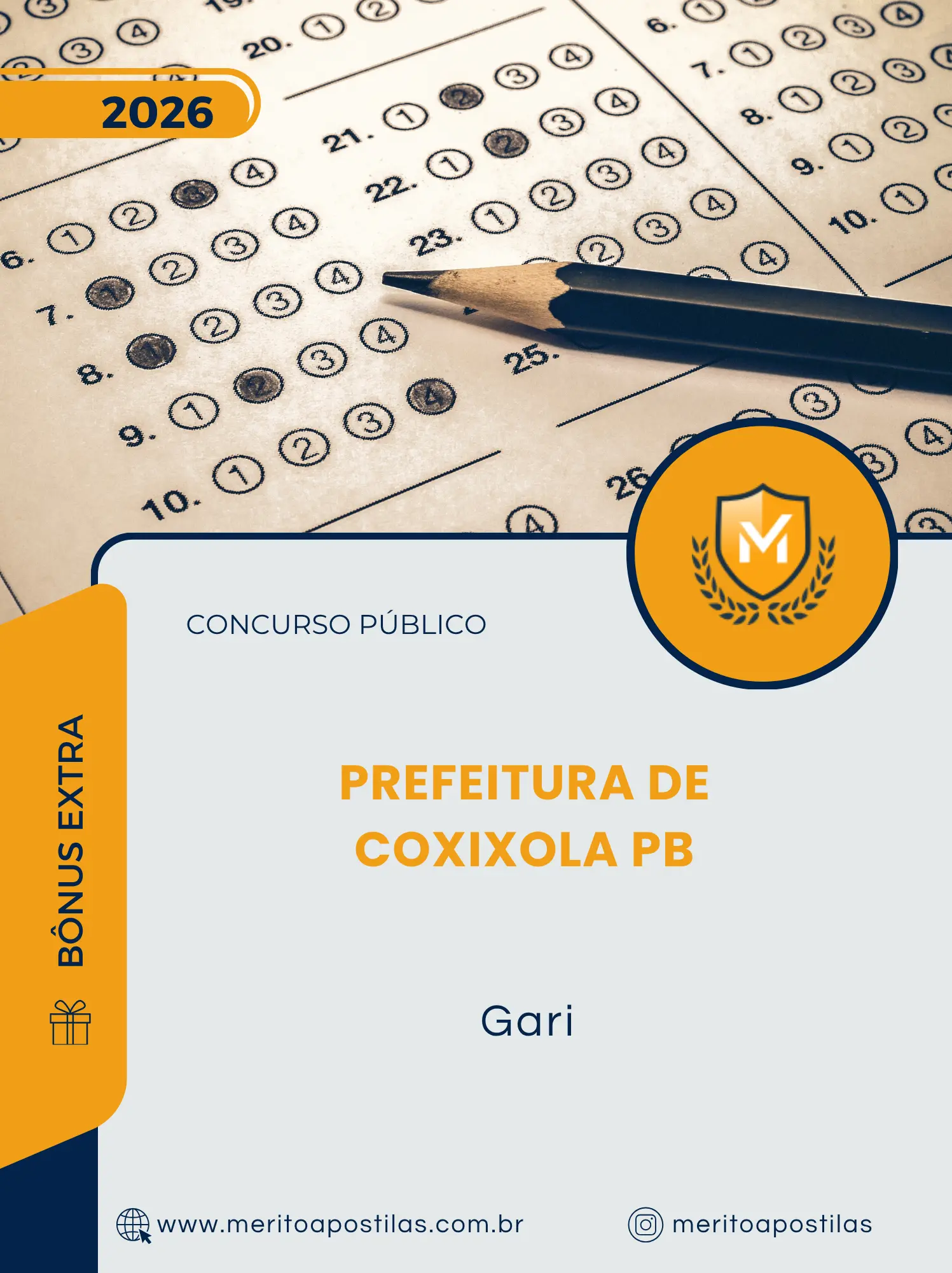 Apostila Gari Prefeitura de Coxixola PB 2026