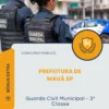 Apostila Guarda Civil Municipal 3 Classe Prefeitura de Mauá SP 2026