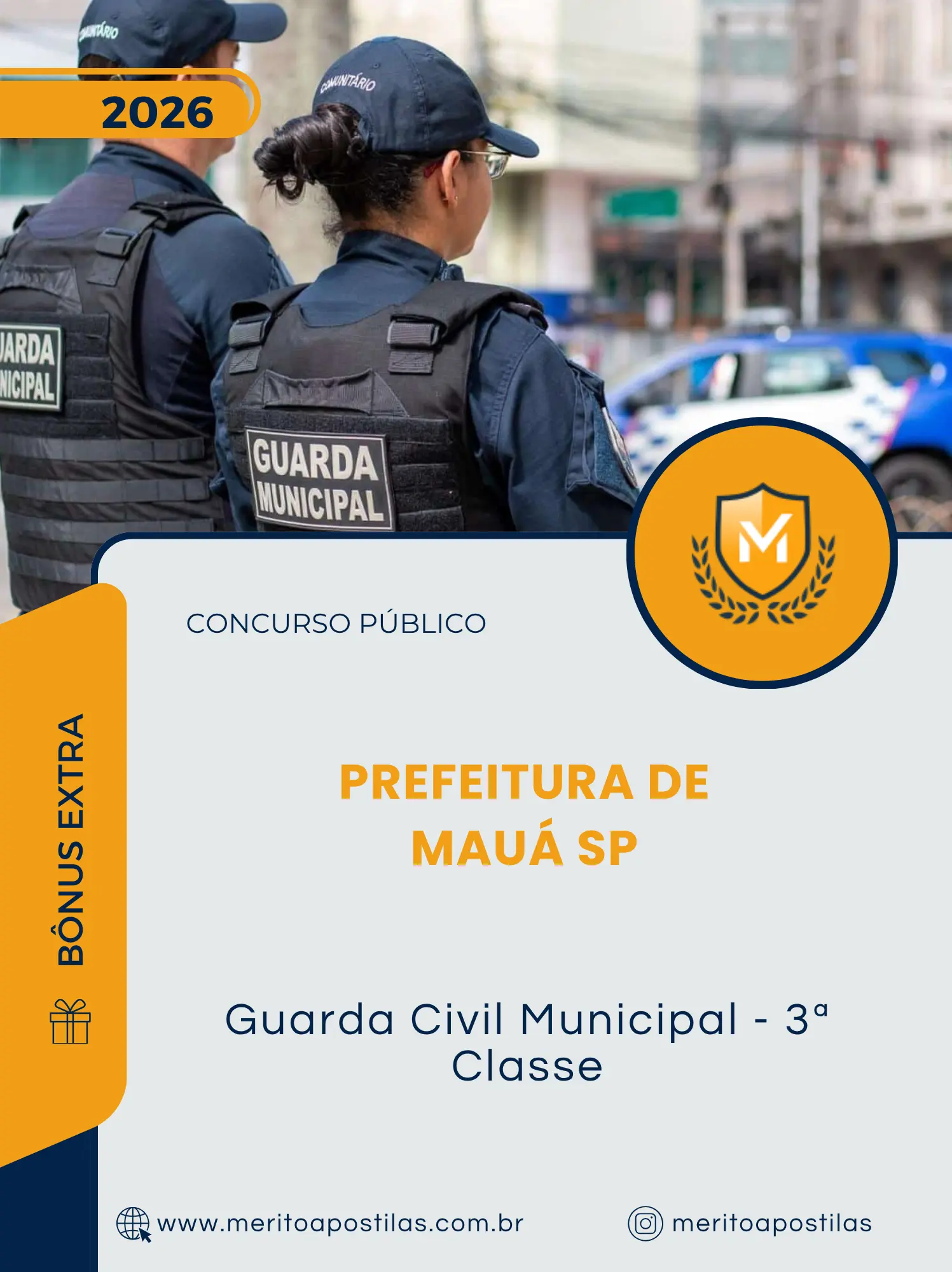 Apostila Guarda Civil Municipal 3 Classe Prefeitura de Mauá SP 2026