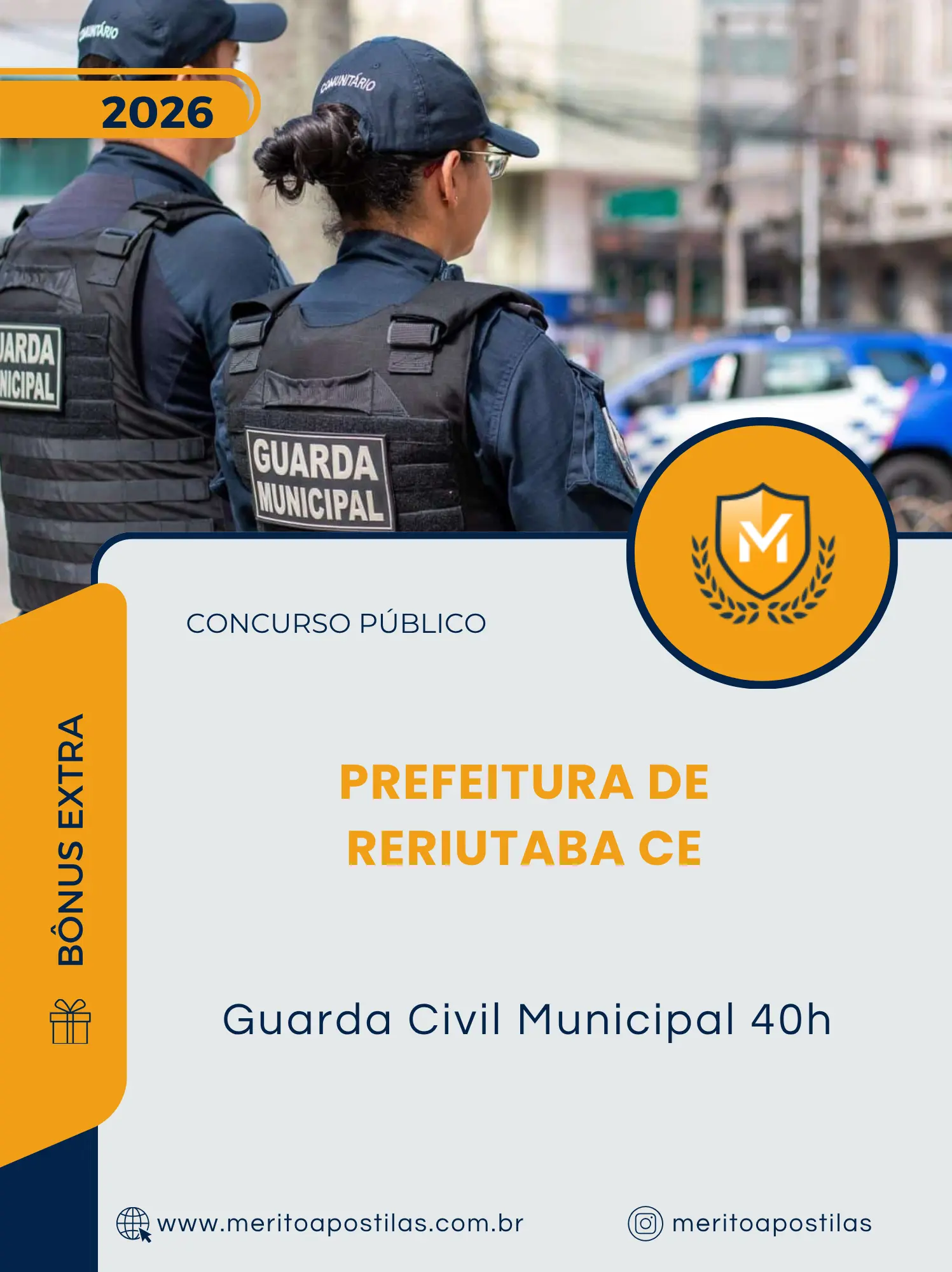 Apostila Guarda Civil Municipal 40h Prefeitura de Reriutaba CE 2026