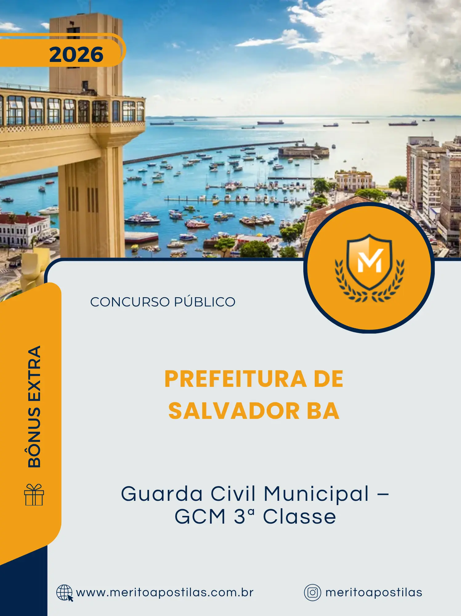 Apostila Guarda Civil Municipal GCM 3 Classe Prefeitura de Salvador BA 2026