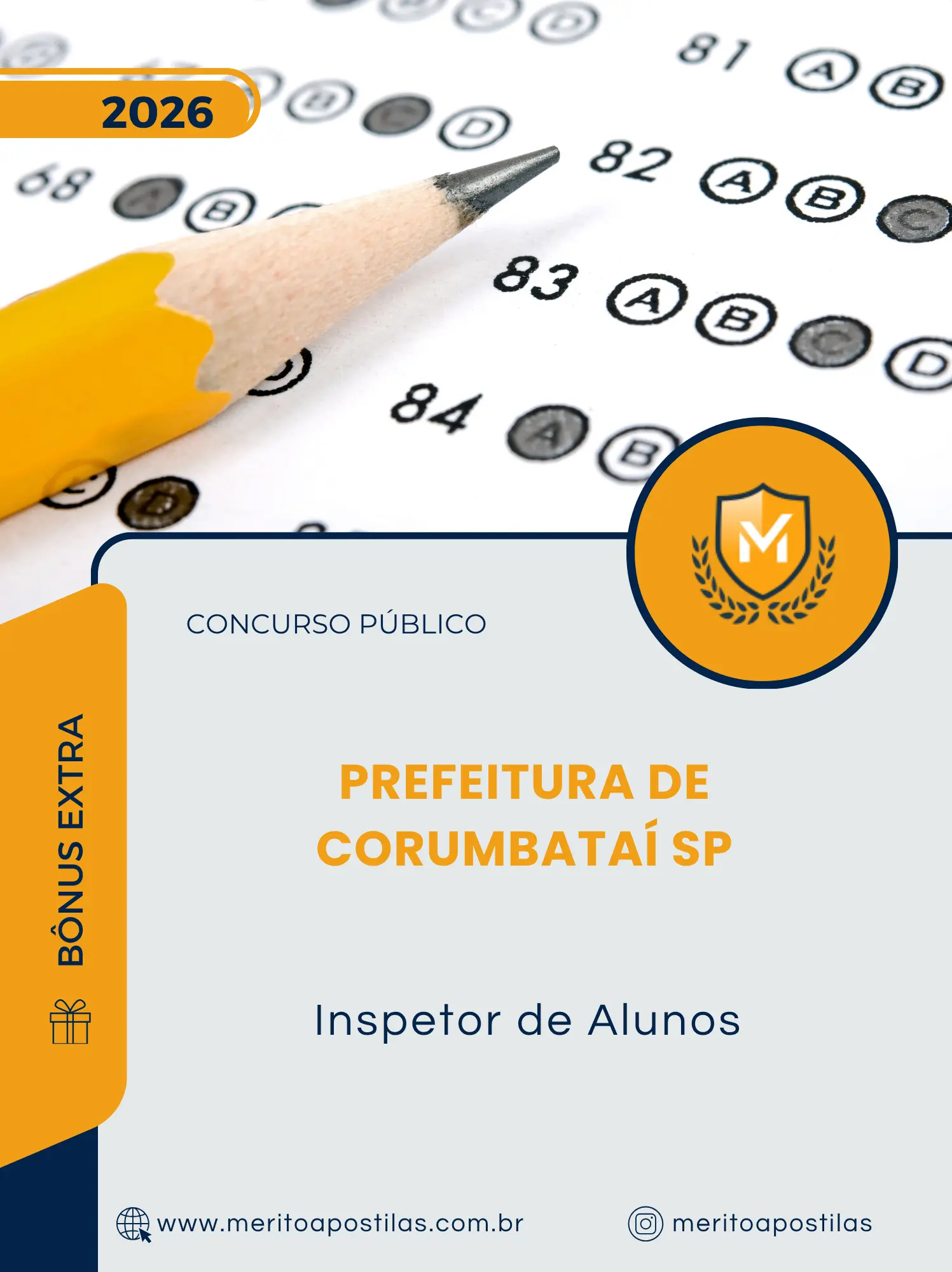 Apostila Inspetor de Alunos Prefeitura de Corumbataí SP 2026