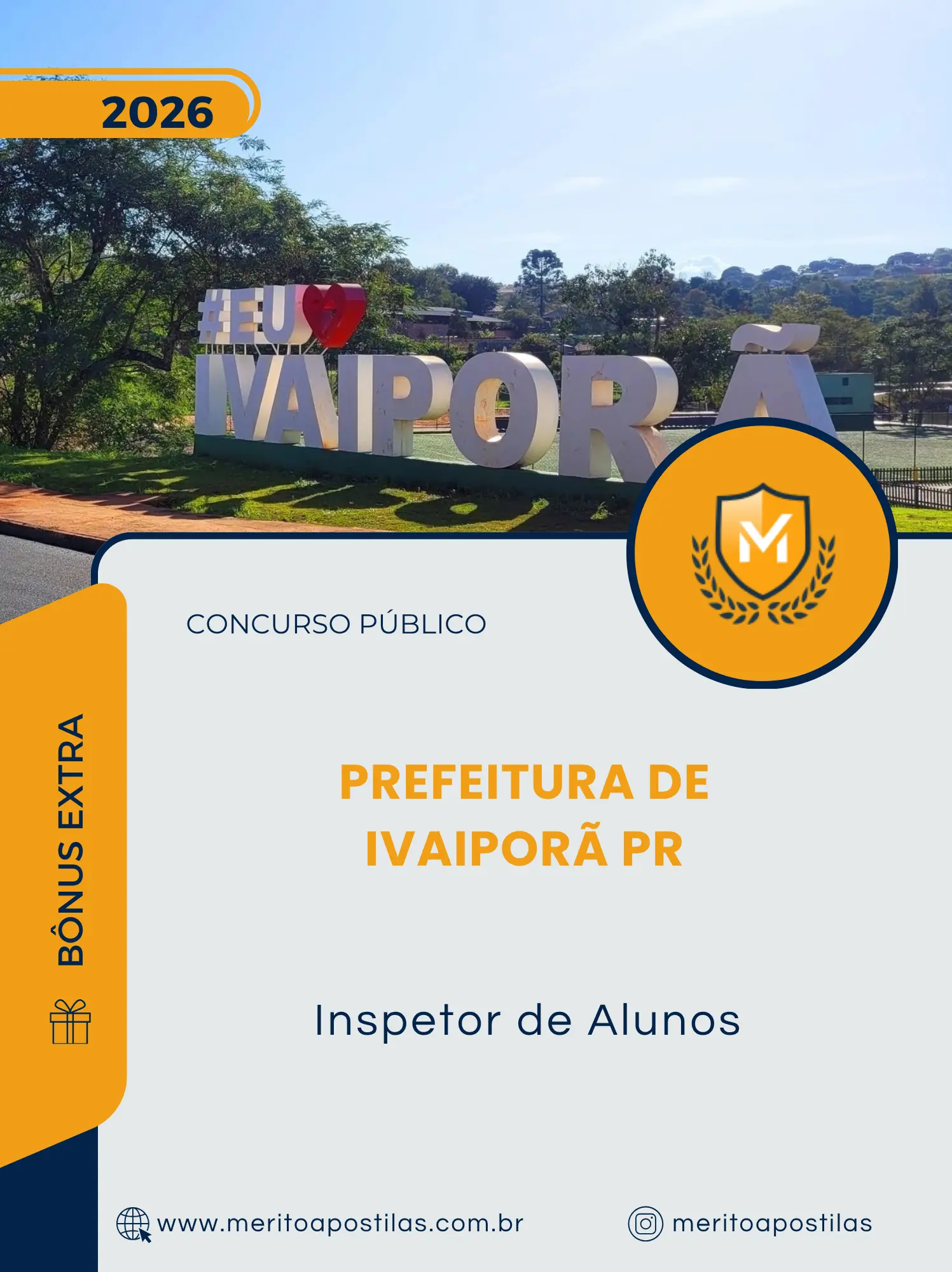 Apostila Inspetor de Alunos Prefeitura de Ivaiporã PR 2026