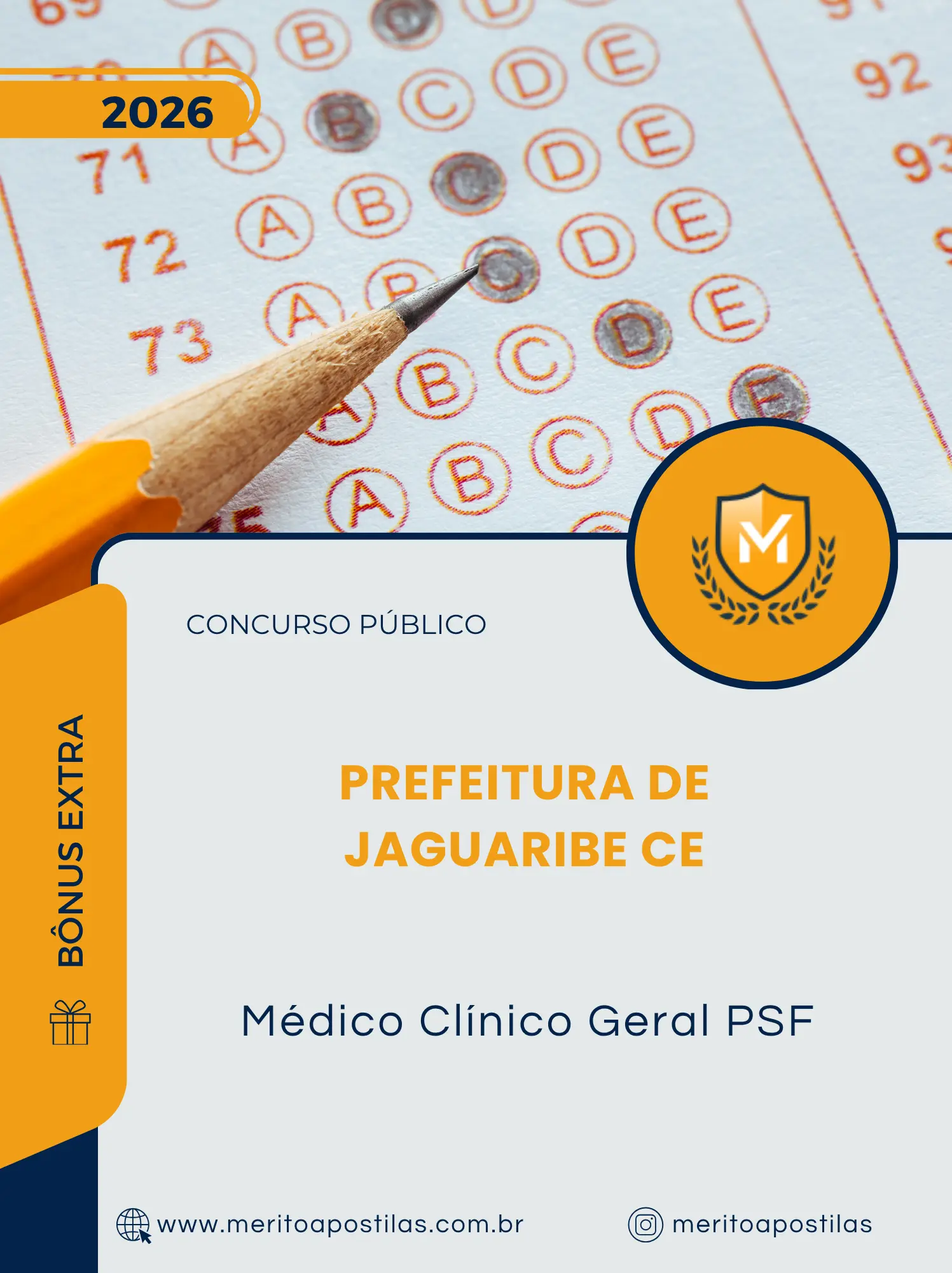Apostila Médico Clínico Geral PSF Prefeitura de Jaguaribe CE 2026