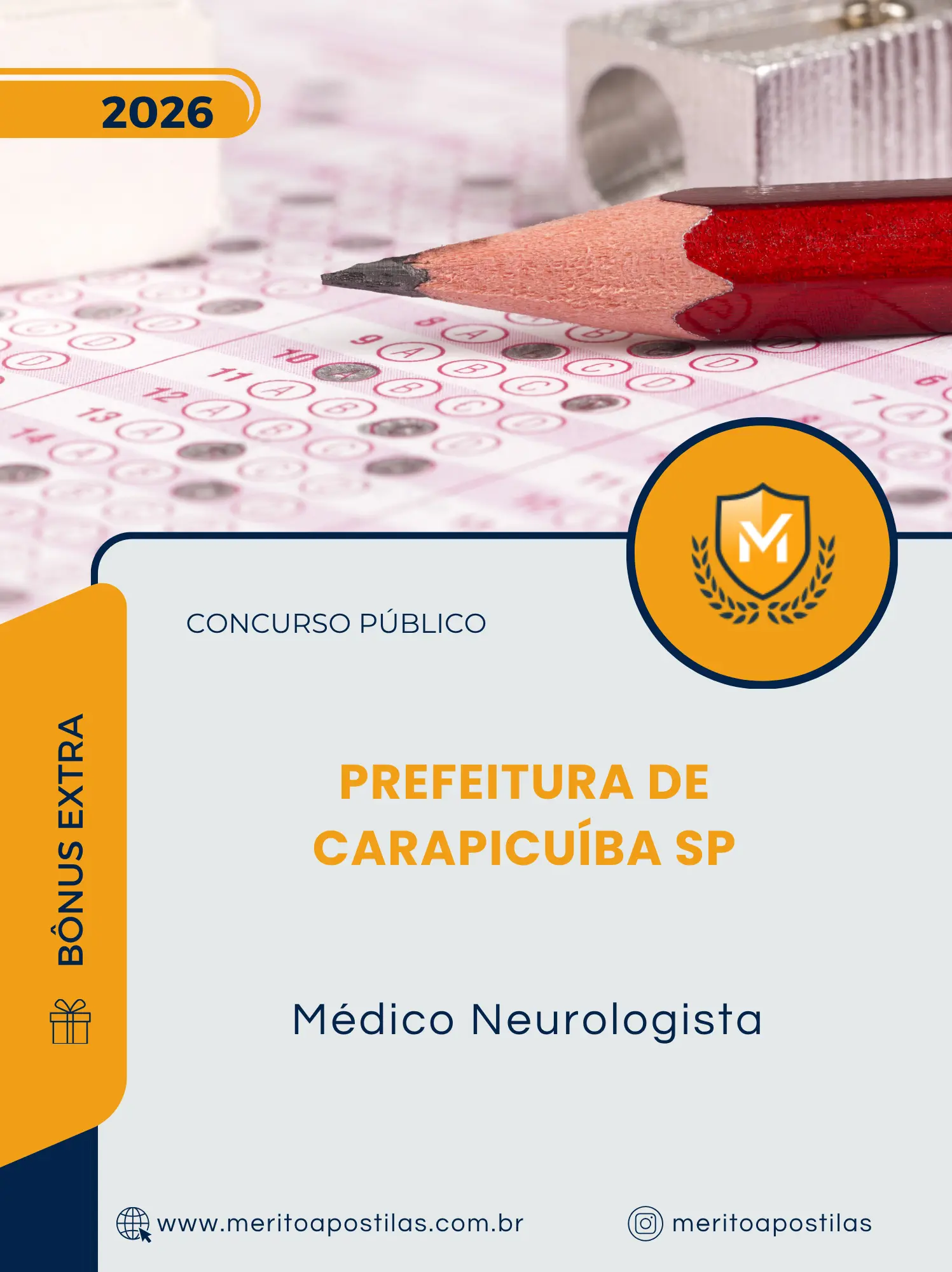 Apostila Médico Neurologista Prefeitura de Carapicuíba SP 2026