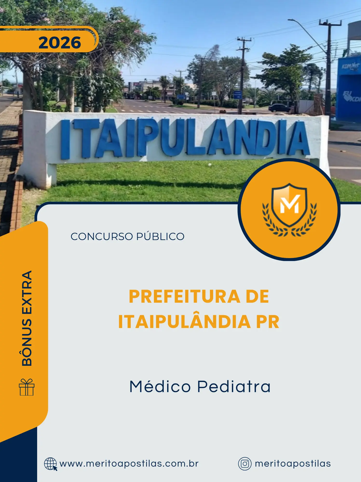 Apostila Médico Pediatra Prefeitura de Itaipulândia PR 2026