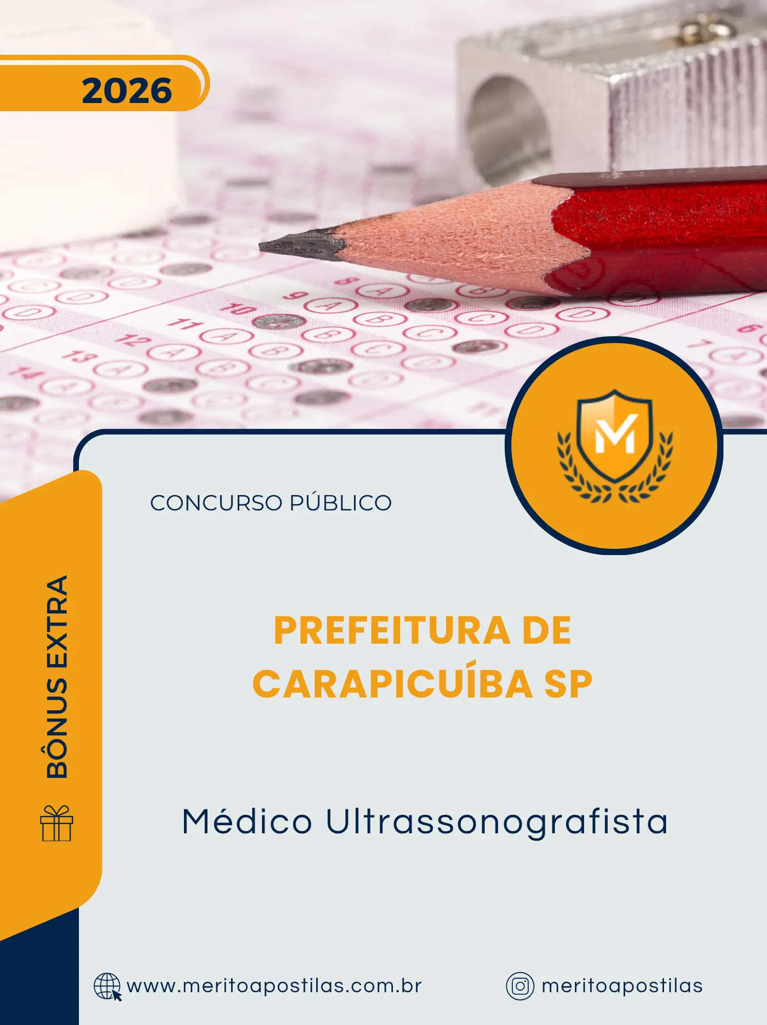 Apostila Médico Ultrassonografista Prefeitura de Carapicuíba SP 2026