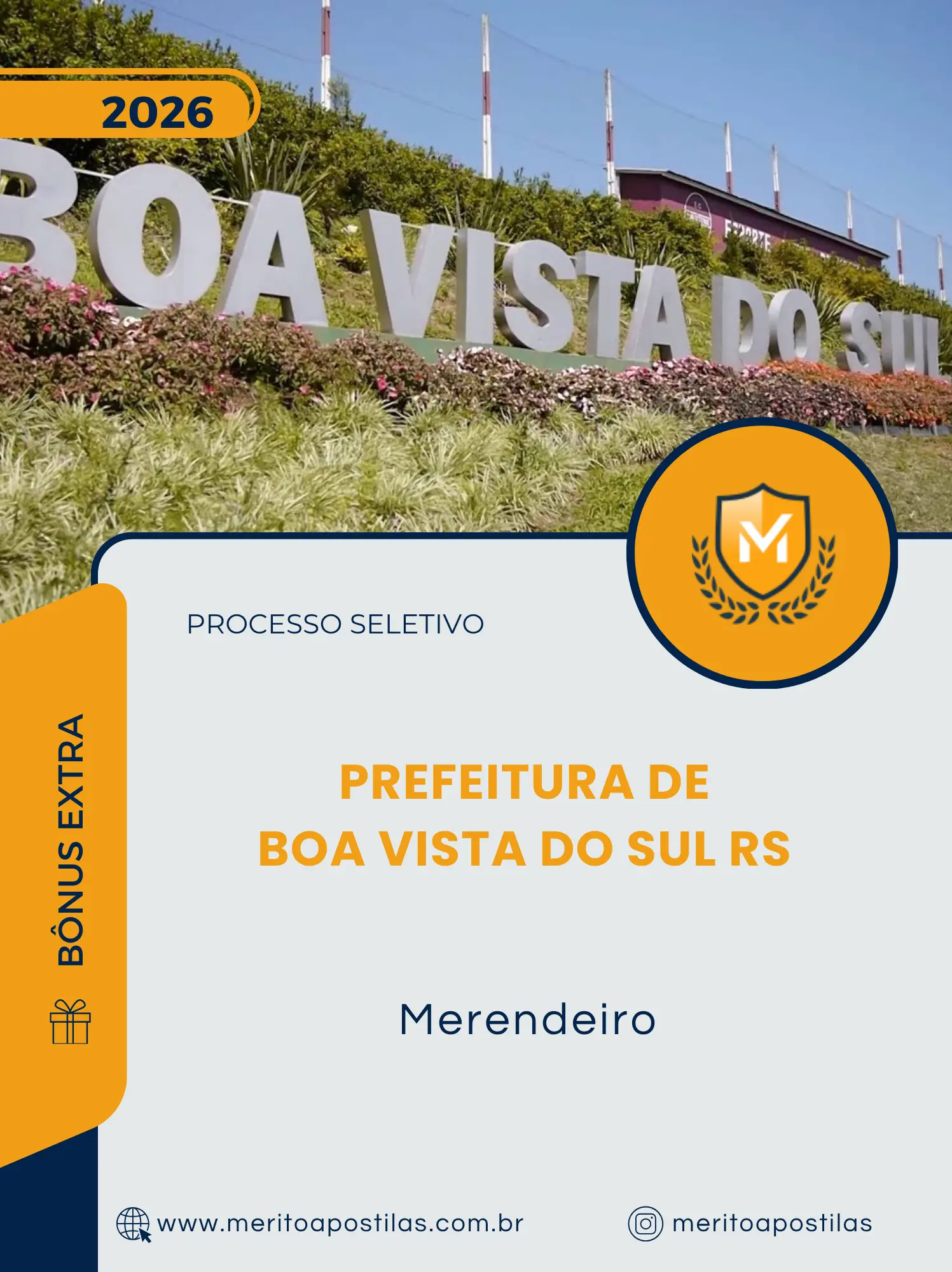 Apostila Merendeiro Prefeitura de Boa Vista do Sul RS 2026