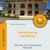 Apostila Monitor de Transporte Escolar Prefeitura de Lontras SC 2026