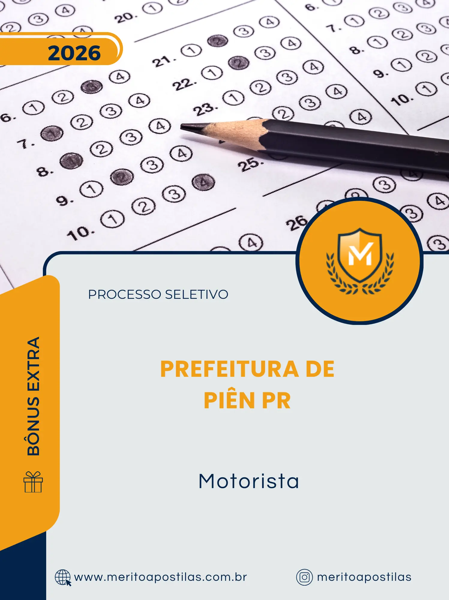 Apostila Motorista Prefeitura de Piên PR 2026