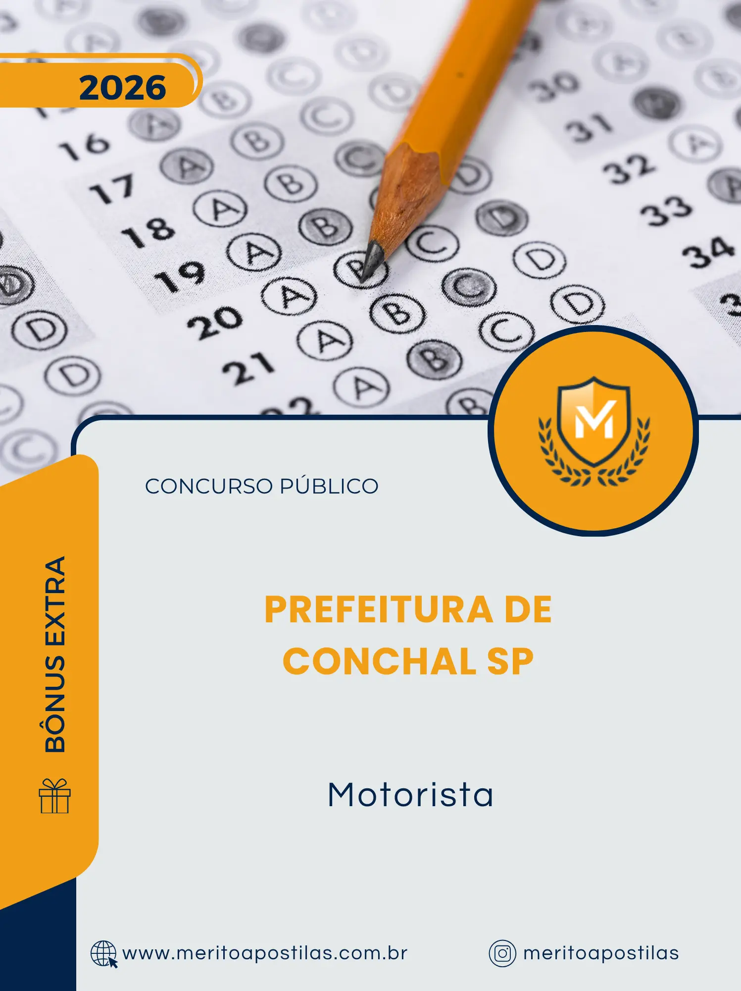 Apostila Motorista Prefeitura de Conchal SP 2026