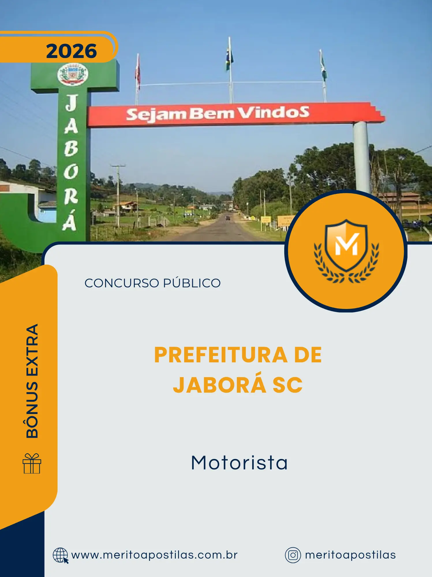 Apostila Motorista Prefeitura de Jaborá SC 2026