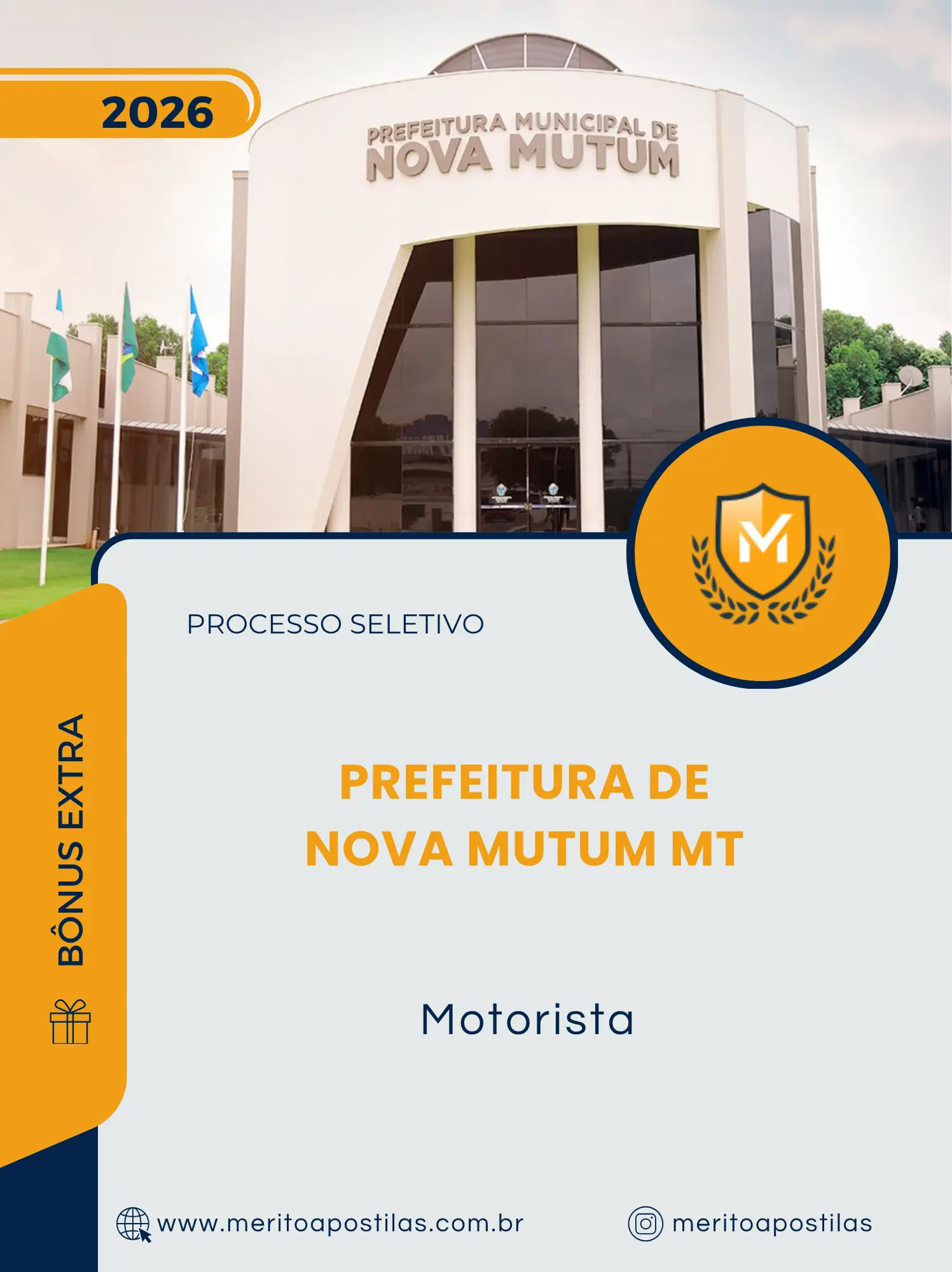 Apostila Motorista Prefeitura de Nova Mutum MT 2026