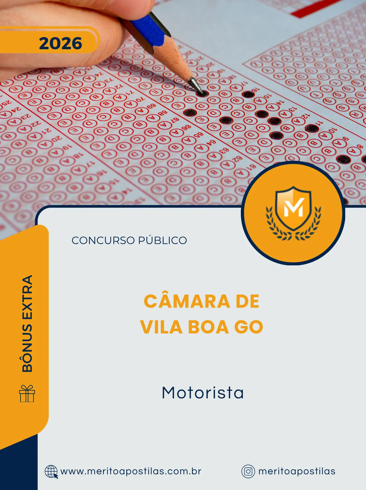 Apostila Motorista Câmara de Vila Boa GO 2026