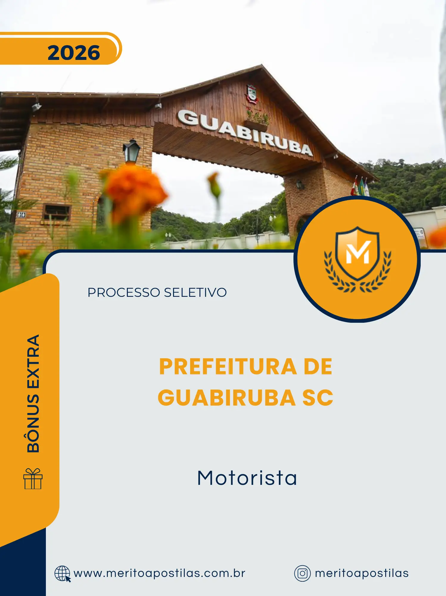Apostila Motorista Prefeitura de Guabiruba SC 2026