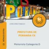 Apostila Motorista Categoria D Prefeitura de Poranga CE 2026