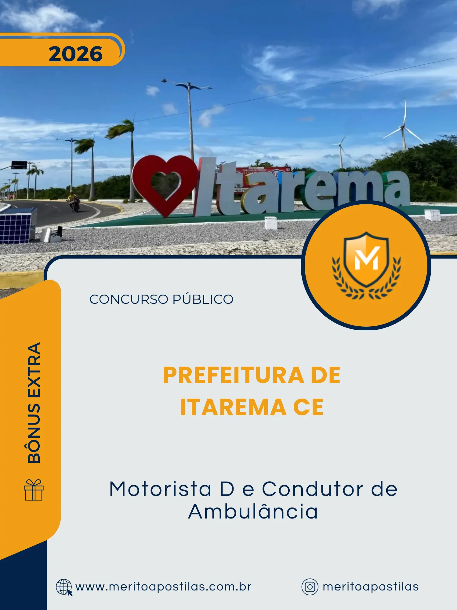 Apostila Motorista D e Condutor de Ambulância Prefeitura de Itarema CE 2026