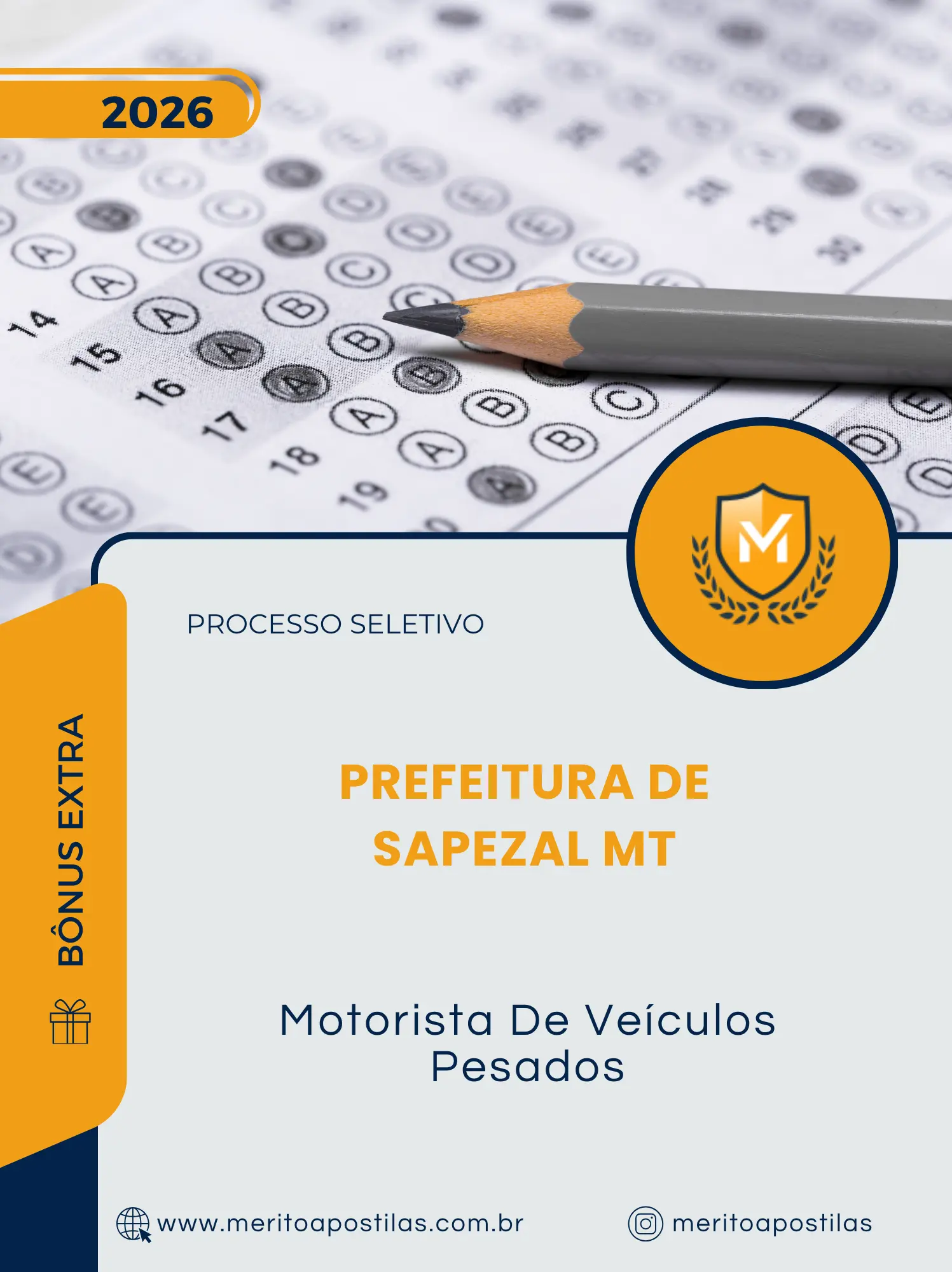 Apostila Motorista De Veículos Pesados Prefeitura de Sapezal MT 2026