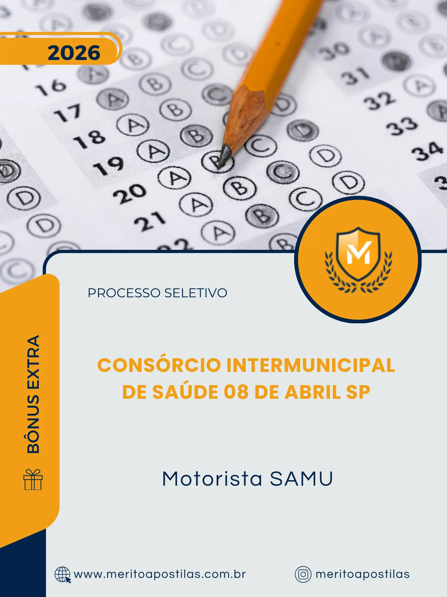 Apostila Motorista SAMU Processo Seletivo Consórcio Intermunicipal de Saúde 08 de Abril SP 2026