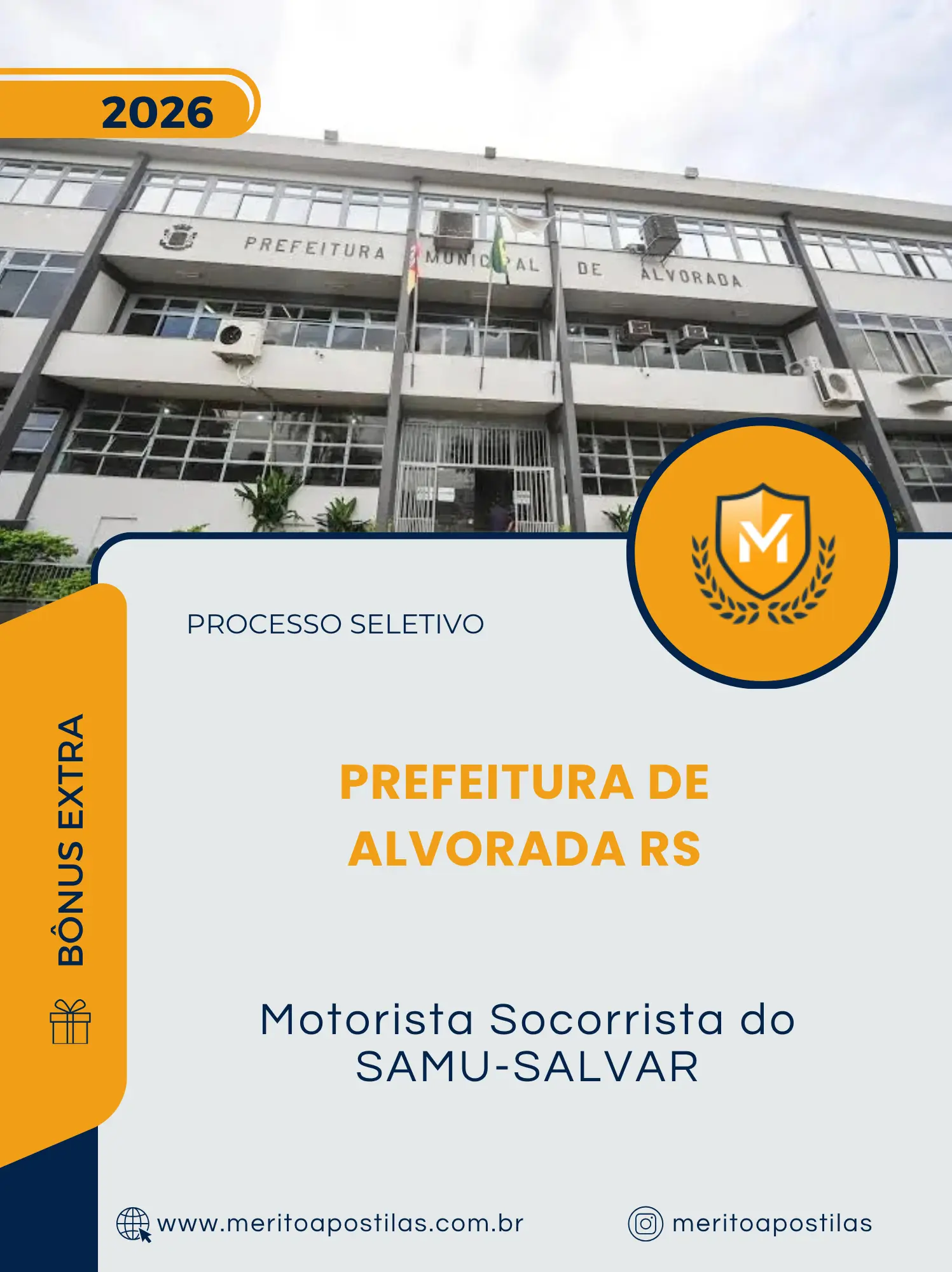 Apostila Motorista Socorrista do SAMU-SALVAR Prefeitura de Alvorada RS 2026