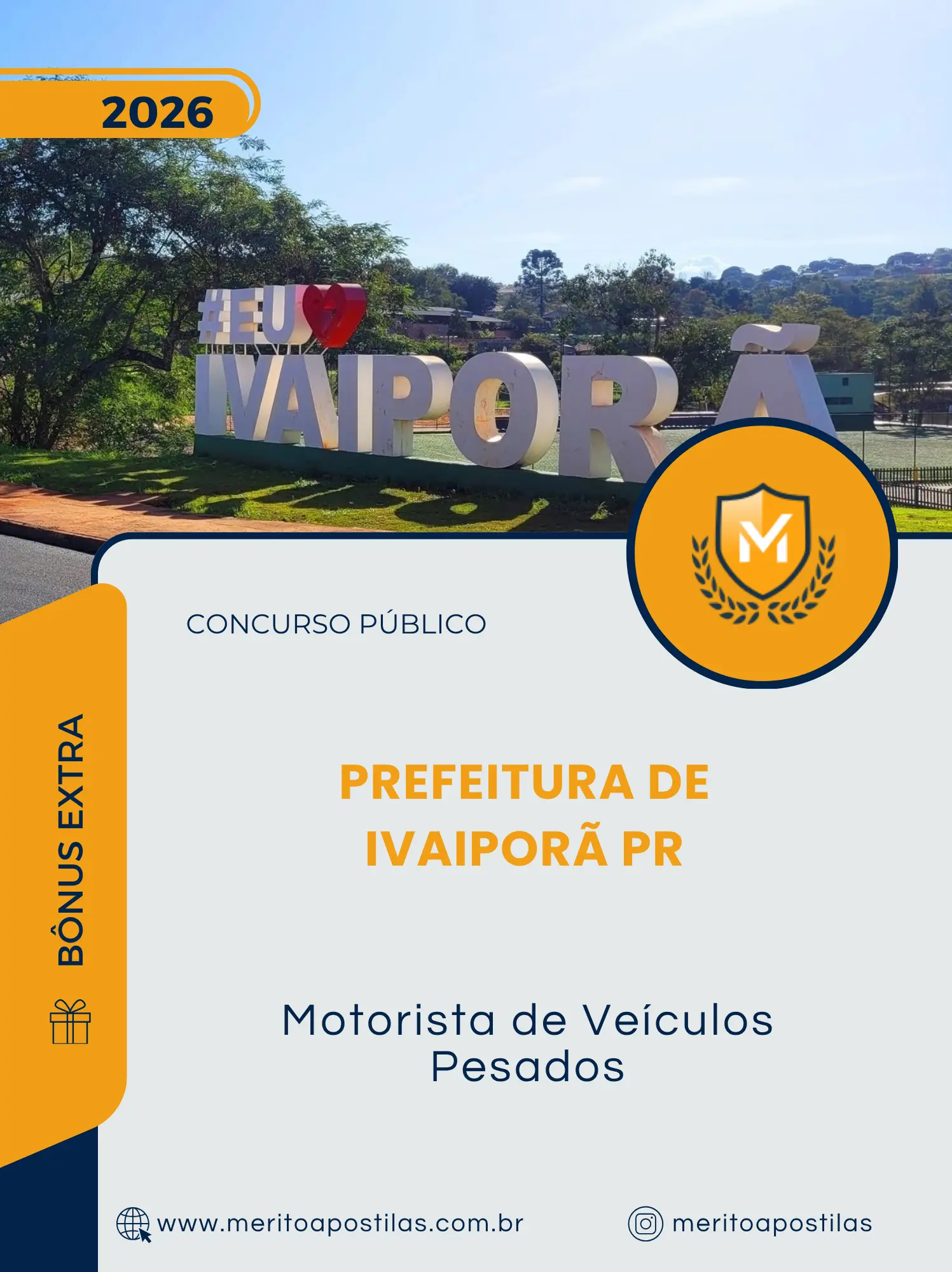 Apostila Motorista de Veículos Pesados Prefeitura de Ivaiporã PR 2026