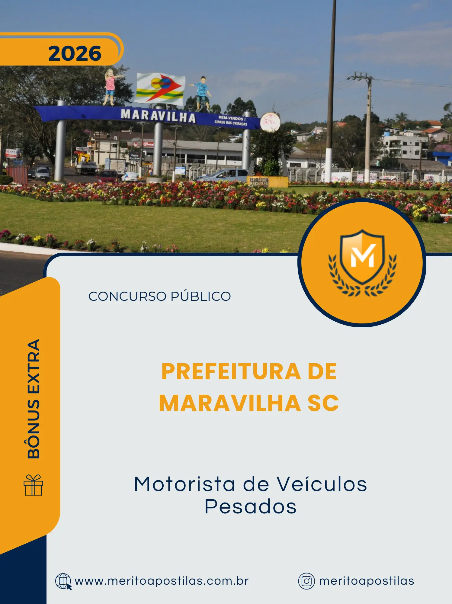 Apostila Motorista de Veículos Pesados Prefeitura de Maravilha SC 2026