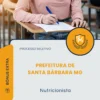 Apostila Nutricionista Prefeitura de Santa Bárbara MG 2026