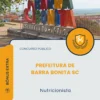 Apostila Nutricionista Prefeitura de Barra Bonita SC 2026