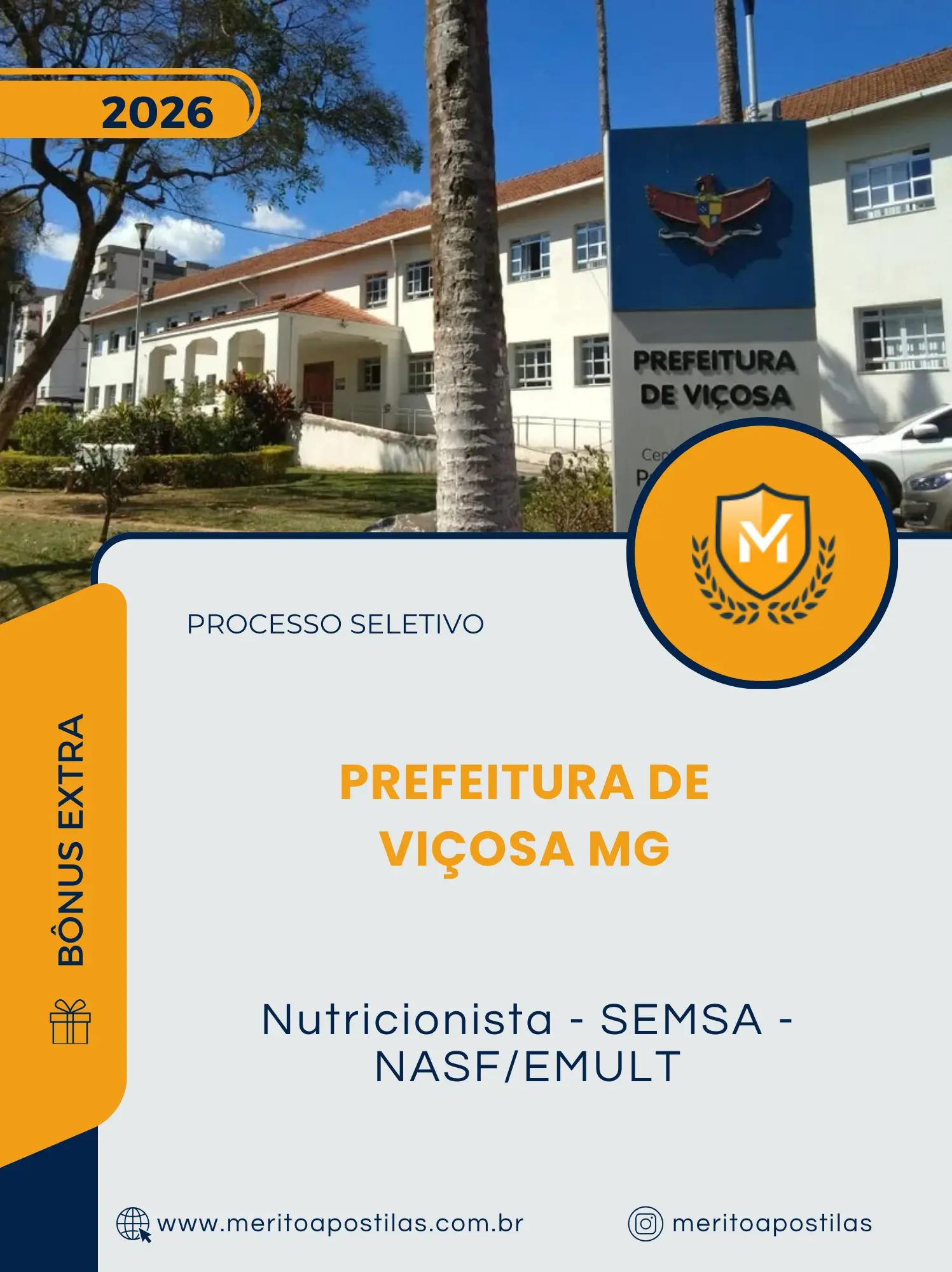 Apostila Nutricionista - SEMSA - NASF/EMULT Prefeitura de Viçosa MG 2026