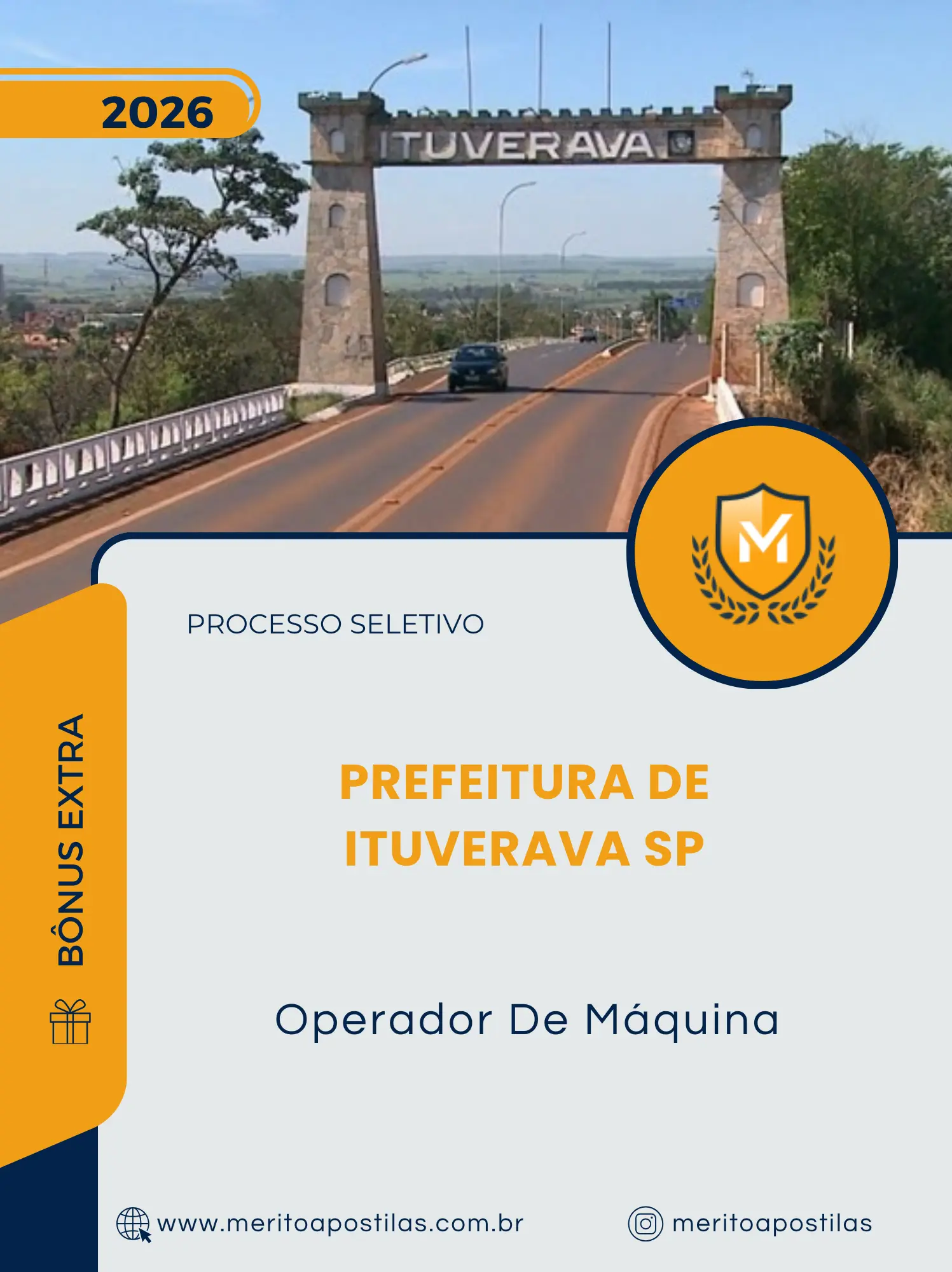 Apostila Operador De Máquina Prefeitura de Ituverava SP 2026