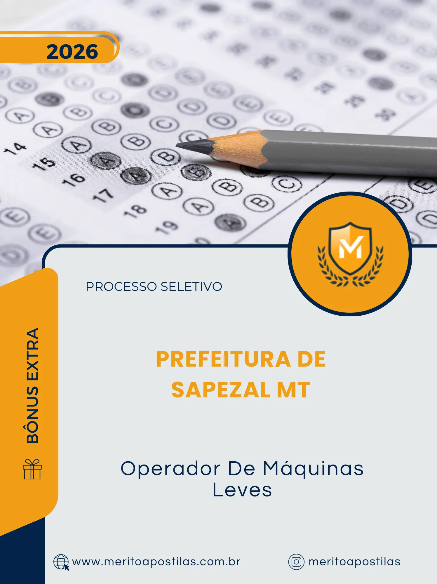 Apostila Operador De Máquinas Leves Prefeitura de Sapezal MT 2026