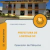 Apostila Operador de Máquina Prefeitura de Lontras SC 2026