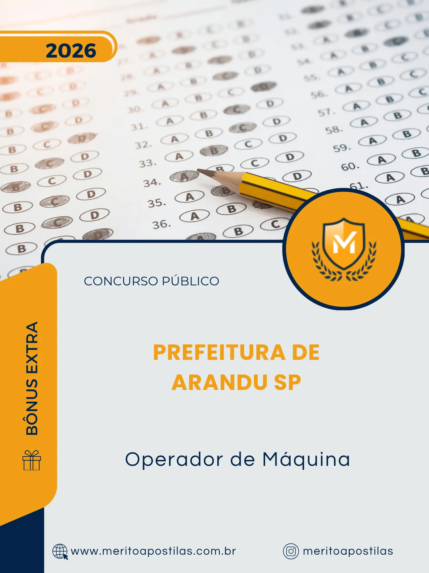 Apostila Operador de Máquina Prefeitura de Arandu SP 2026