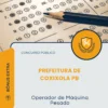 Apostila Operador de Máquina Pesada Prefeitura de Coxixola PB 2026