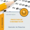 Apostila Operador de Máquinas Prefeitura de Corumbataí SP 2026
