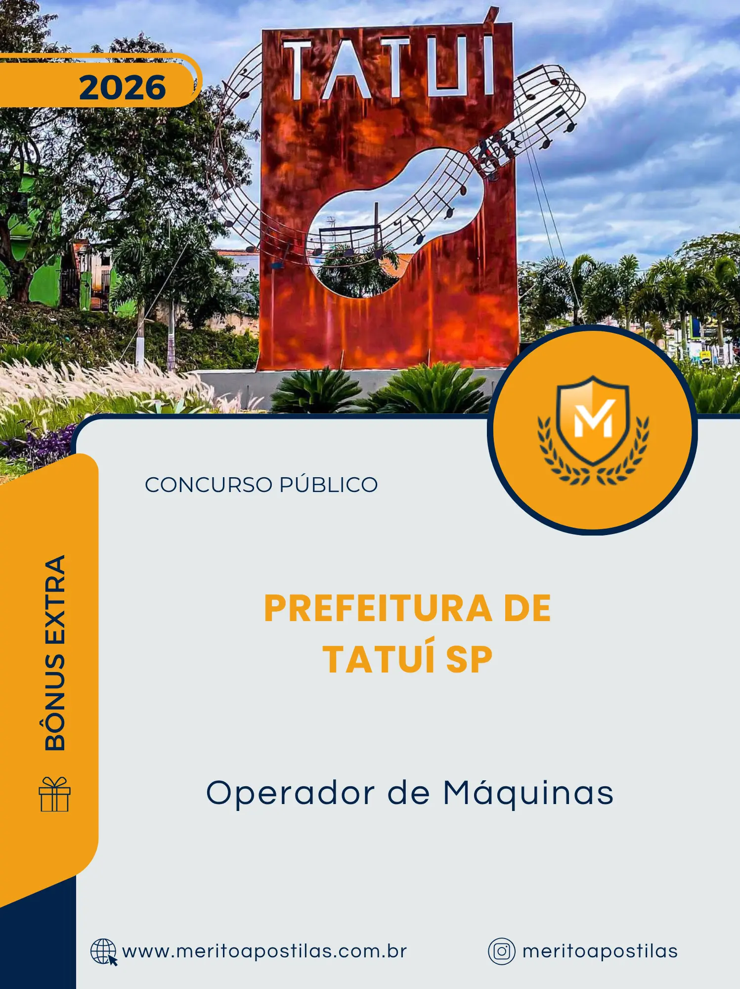 Apostila Operador de Máquinas Prefeitura de Tatuí SP 2026