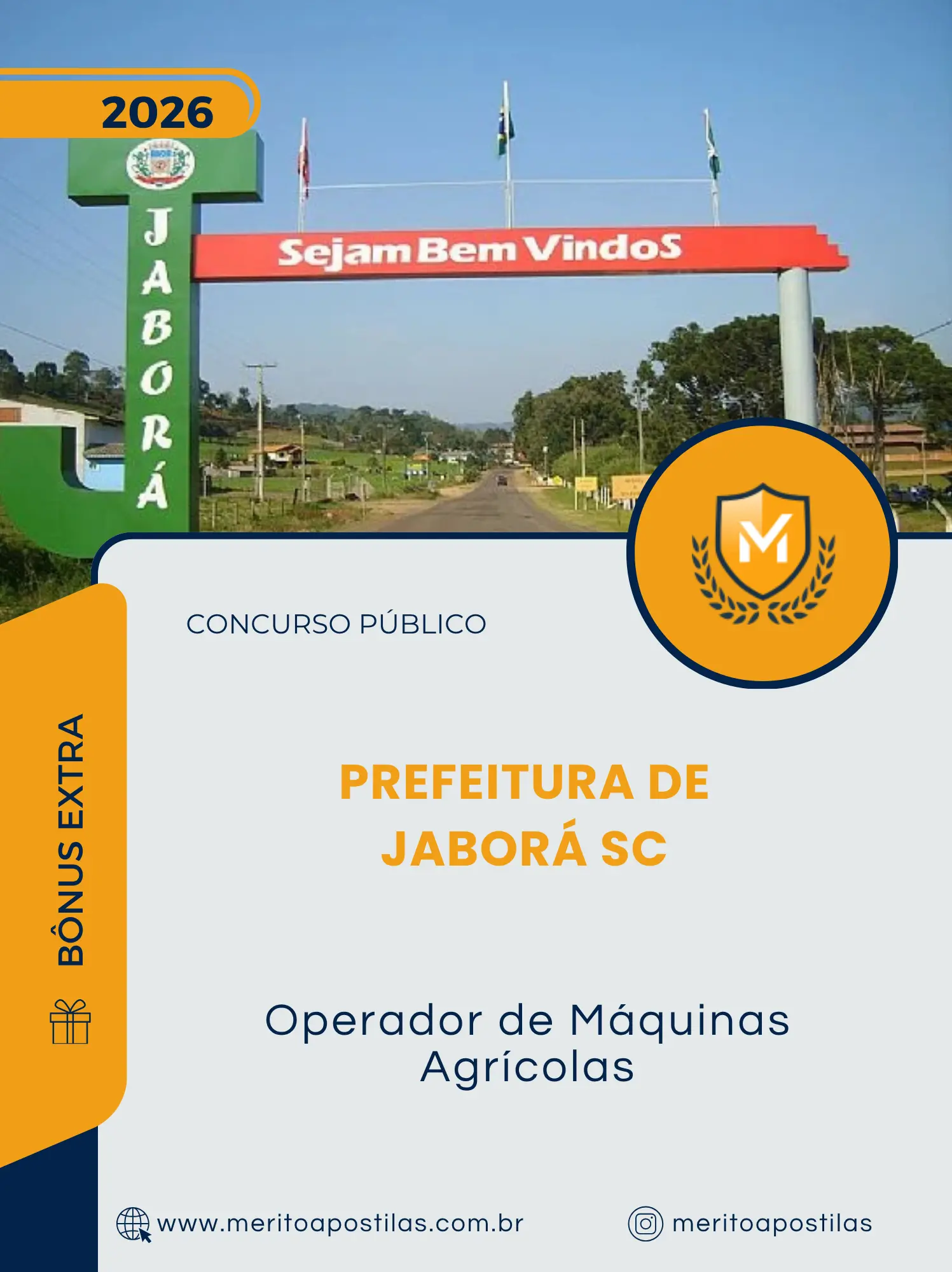 Apostila Operador de Máquinas Agrícolas Prefeitura de Jaborá SC 2026