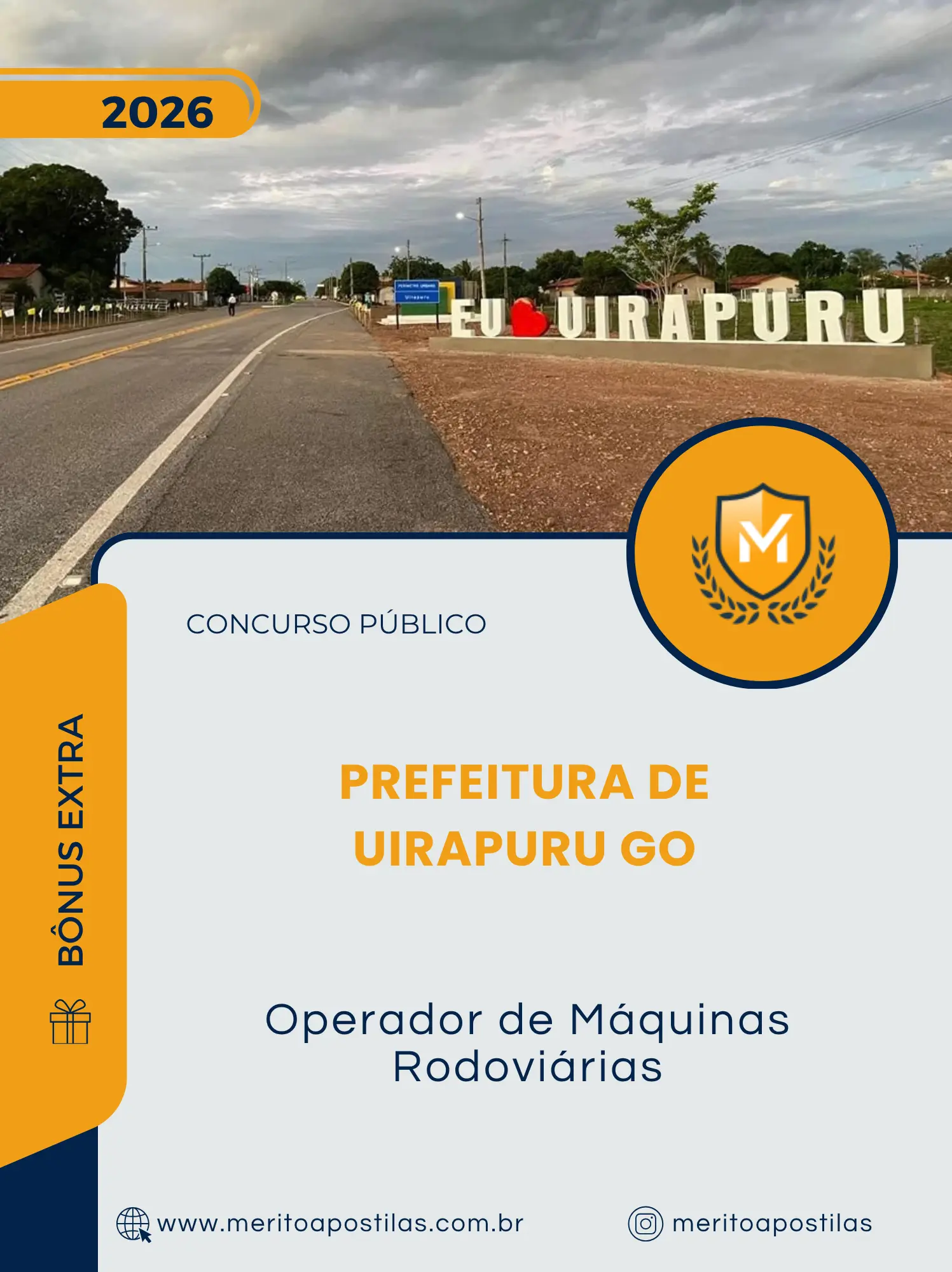 Apostila Operador de Máquinas Rodoviárias Prefeitura de Uirapuru GO 2026