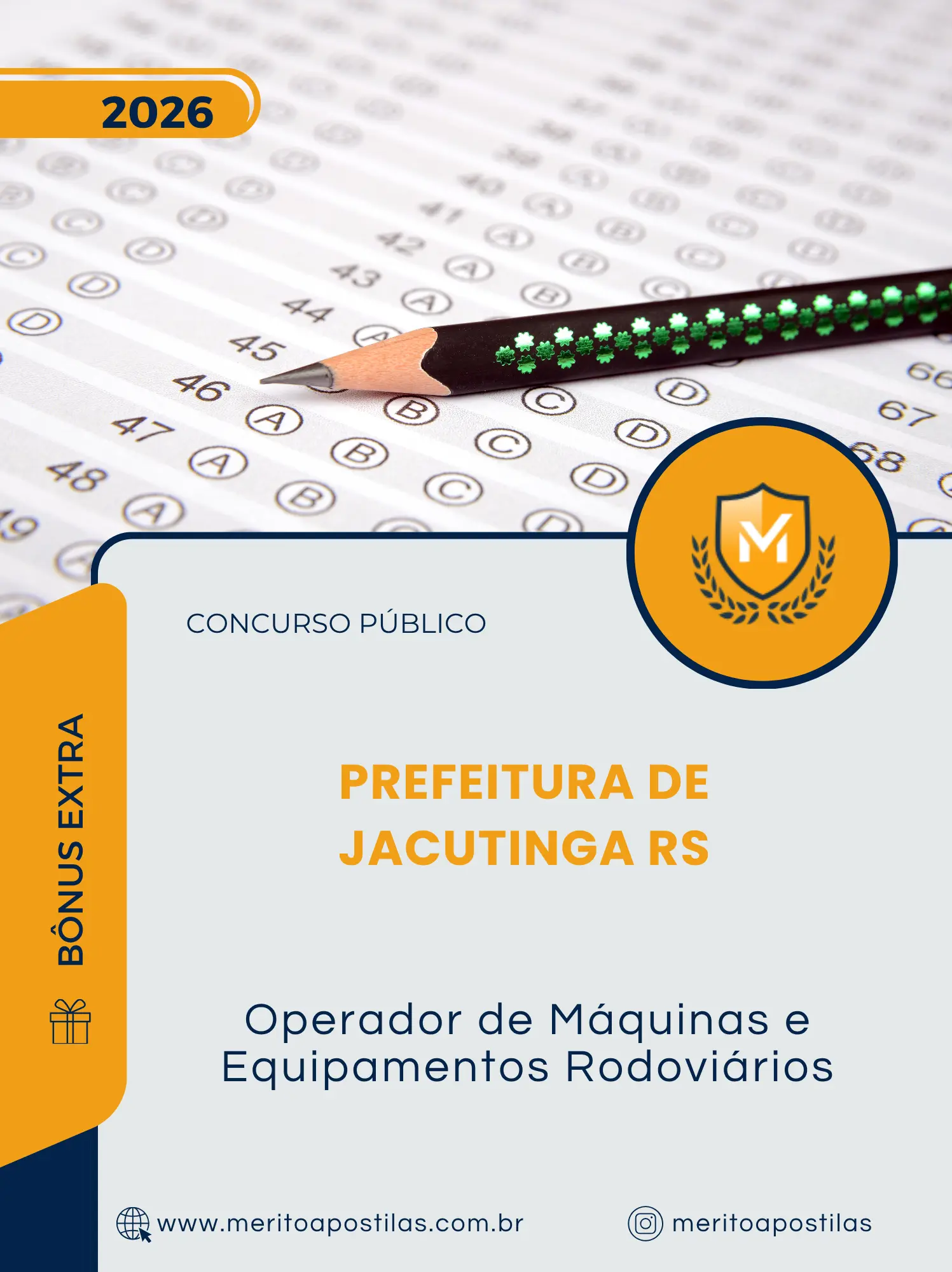 Apostila Operador de Máquinas e Equipamentos Rodoviários Prefeitura de Jacutinga RS 2026