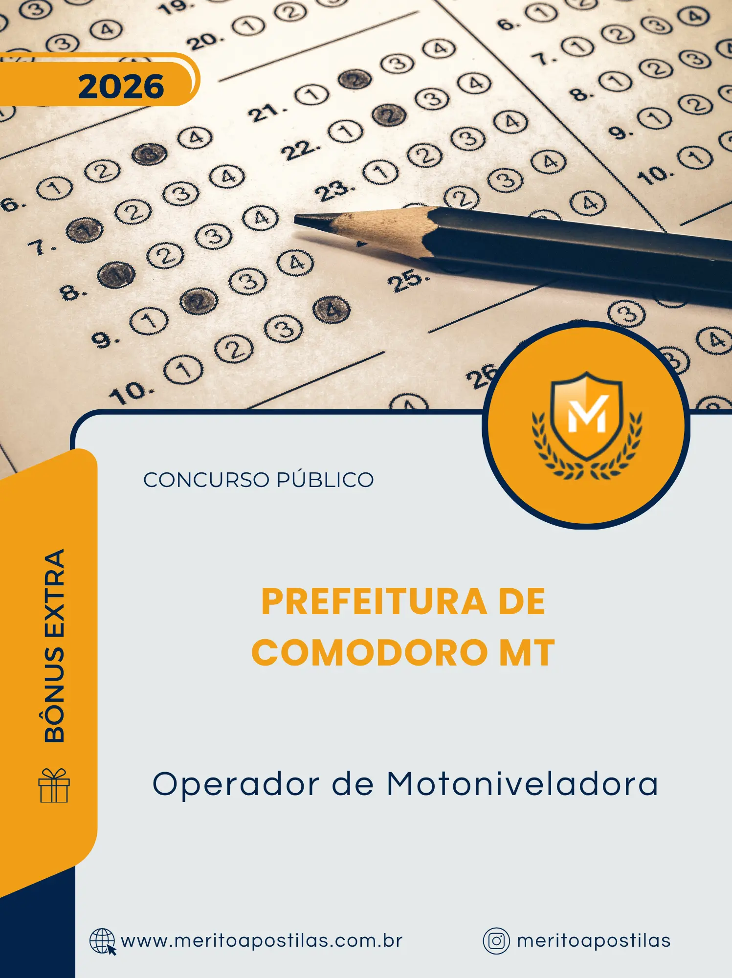 Apostila Operador de Motoniveladora Prefeitura de Comodoro MT 2026