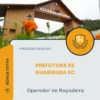 Apostila Operador de Roçadeira Prefeitura de Guabiruba SC 2026