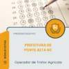 Apostila Operador de Trator Agrícola Prefeitura de Ponte Alta SC 2026