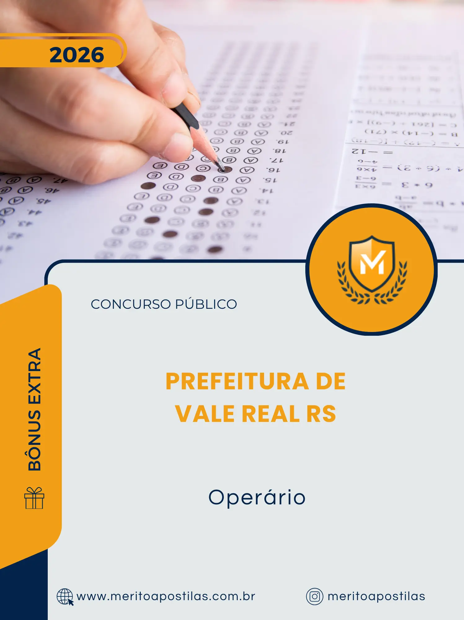 Apostila Operário Prefeitura de Vale Real RS 2026