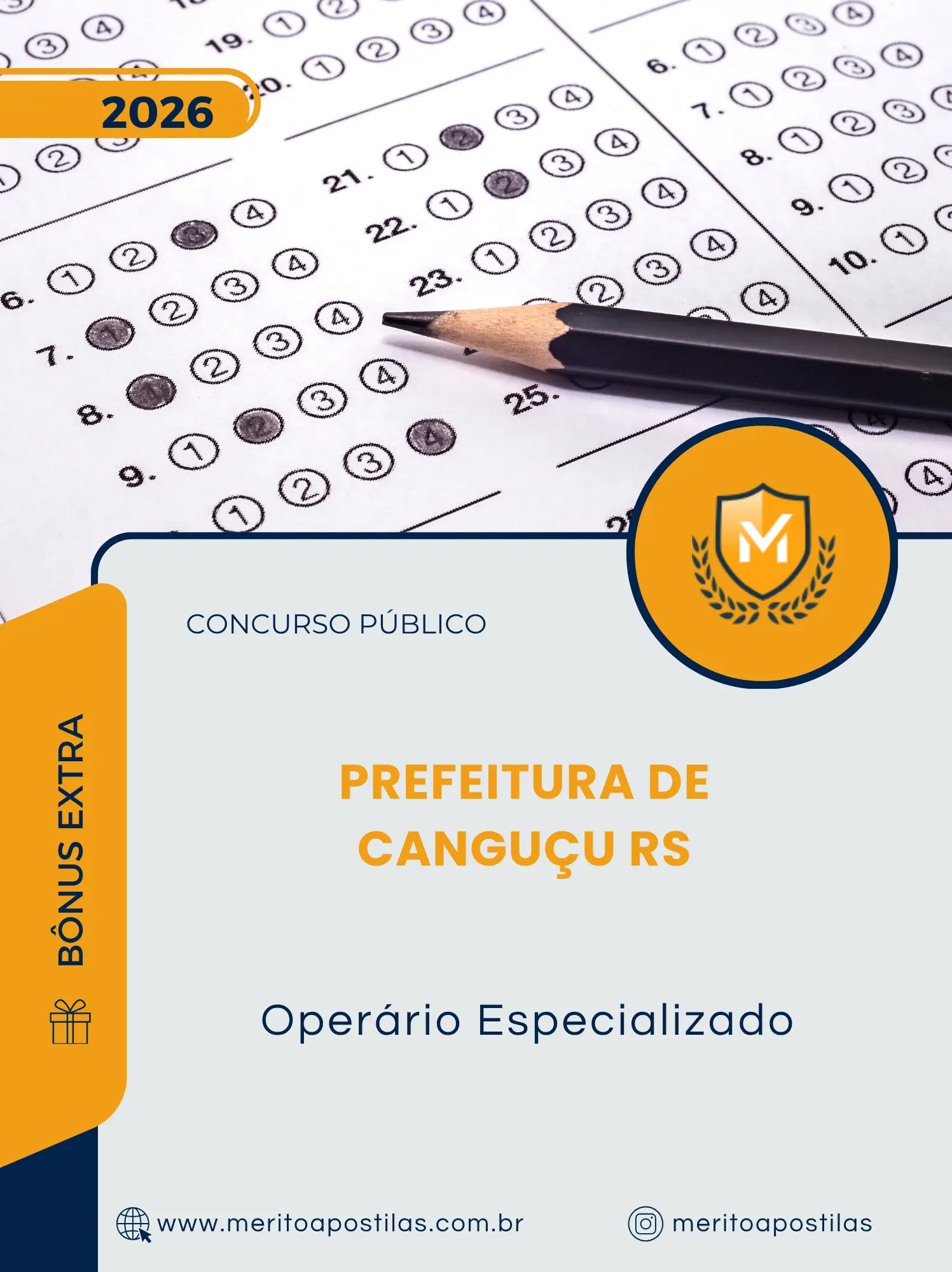 Apostila Operário Especializado Prefeitura de Canguçu RS 2026
