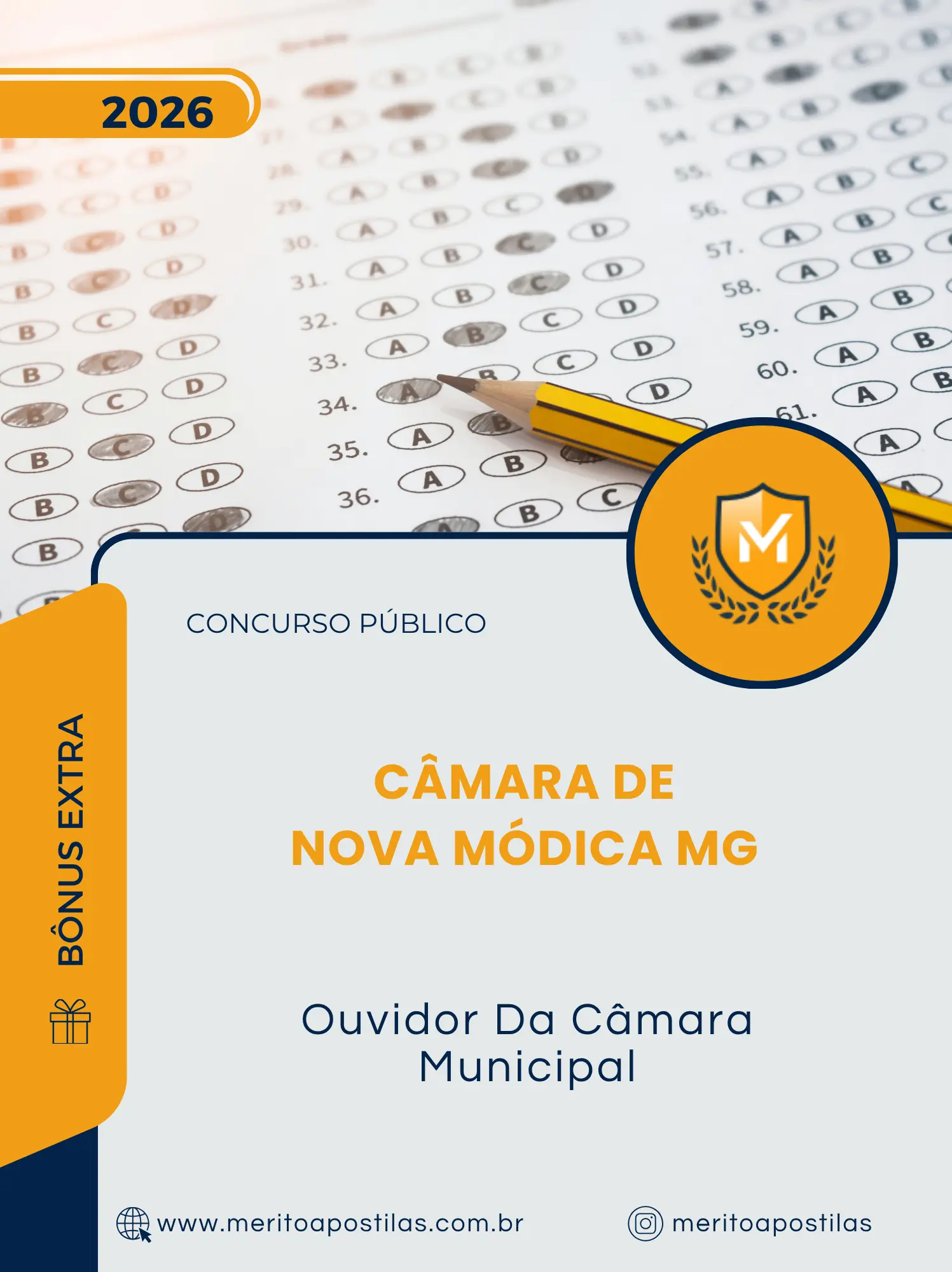 Apostila Ouvidor Da Câmara Municipal Câmara de Nova Módica MG 2026