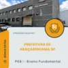 Apostila PEB I Ensino Fundamental Prefeitura de Araçariguama SP 2026