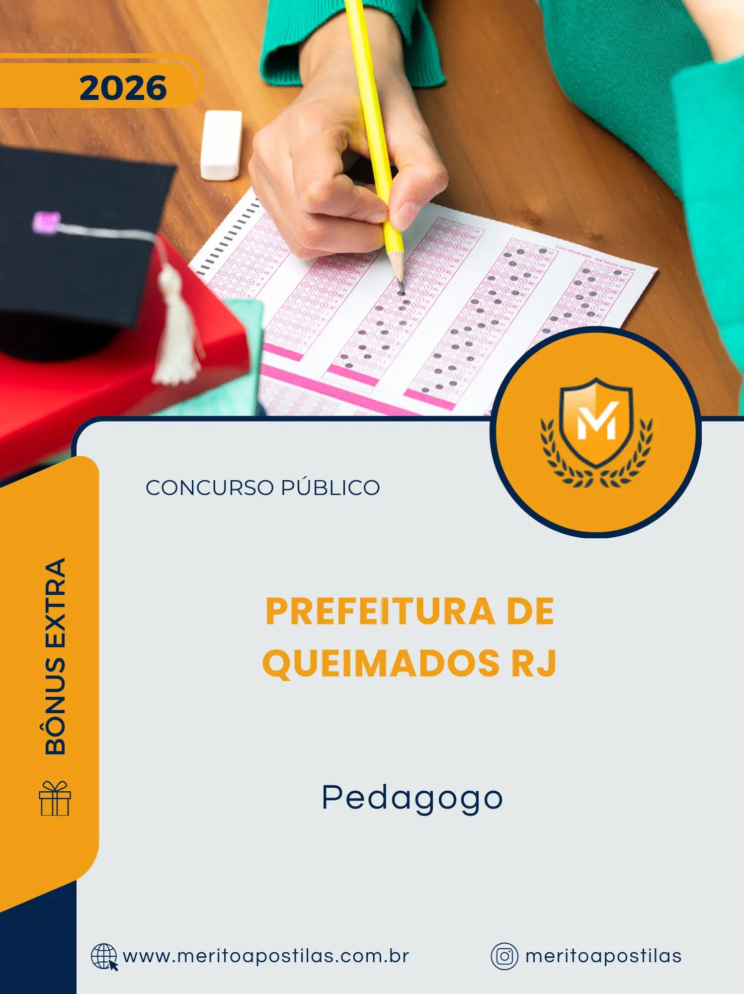 Apostila Pedagogo Prefeitura de Queimados RJ 2026