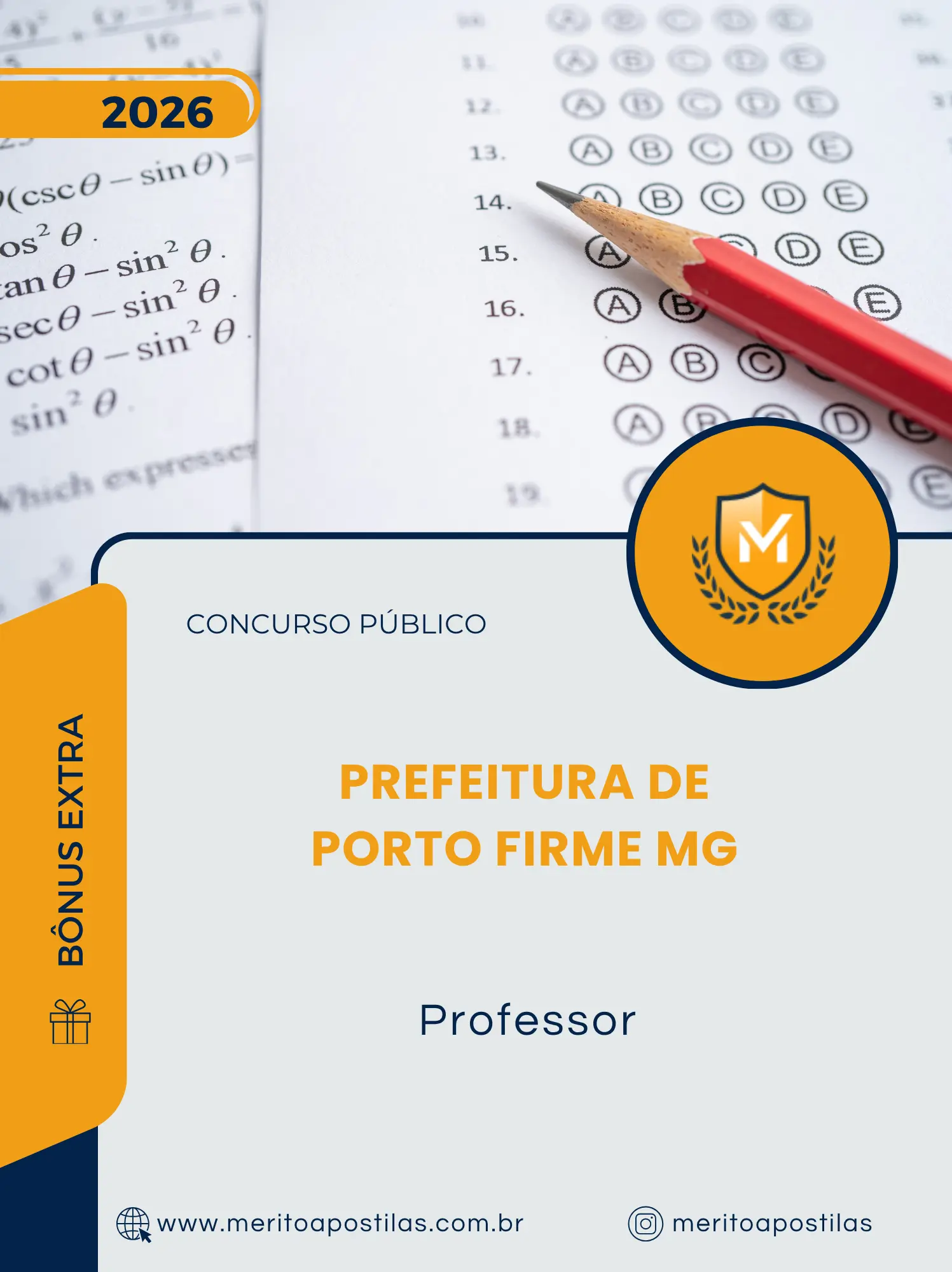 Apostila Professor Prefeitura de Porto Firme MG 2026