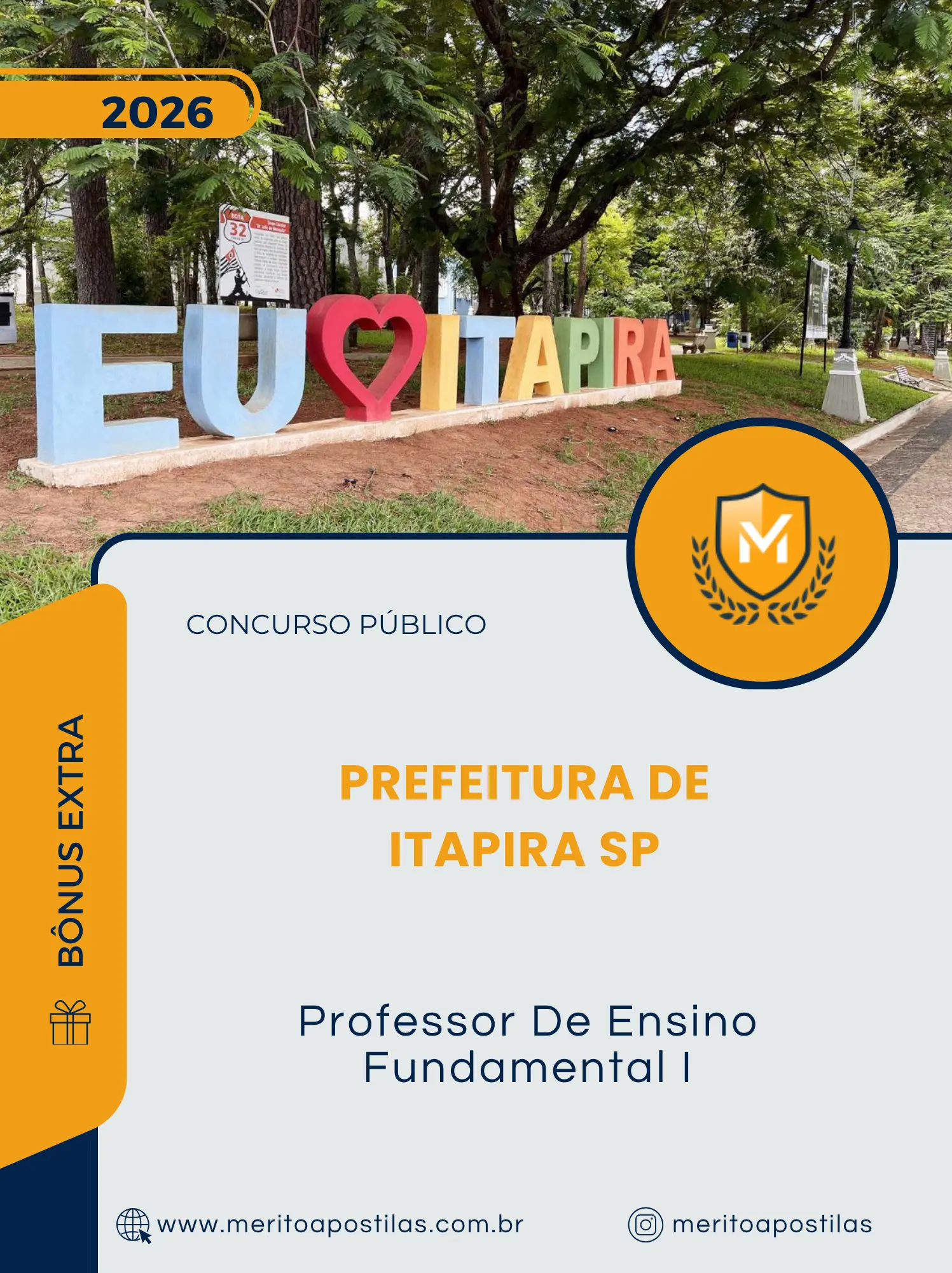 Apostila Professor De Ensino Fundamental I Prefeitura de Itapira SP 2026